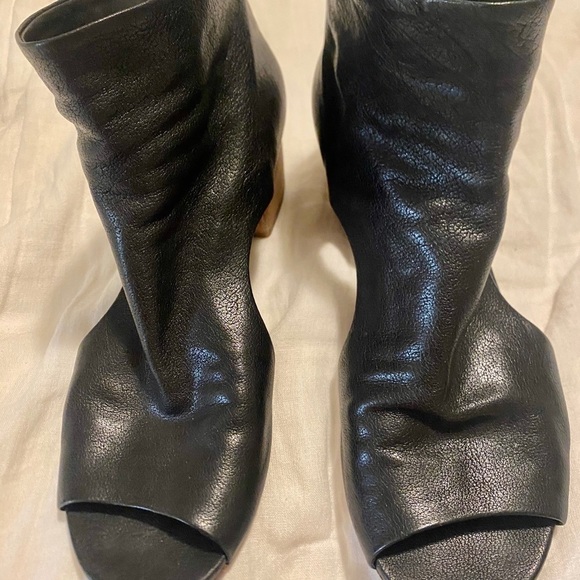 Officine Creative Shoes - OFFICINE‎ CREATIVE KEYHOLE OPEN TOE ANKLE BOOT SHOE LEATHER​​​​​